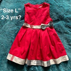 EUC Burberry Girls Dress